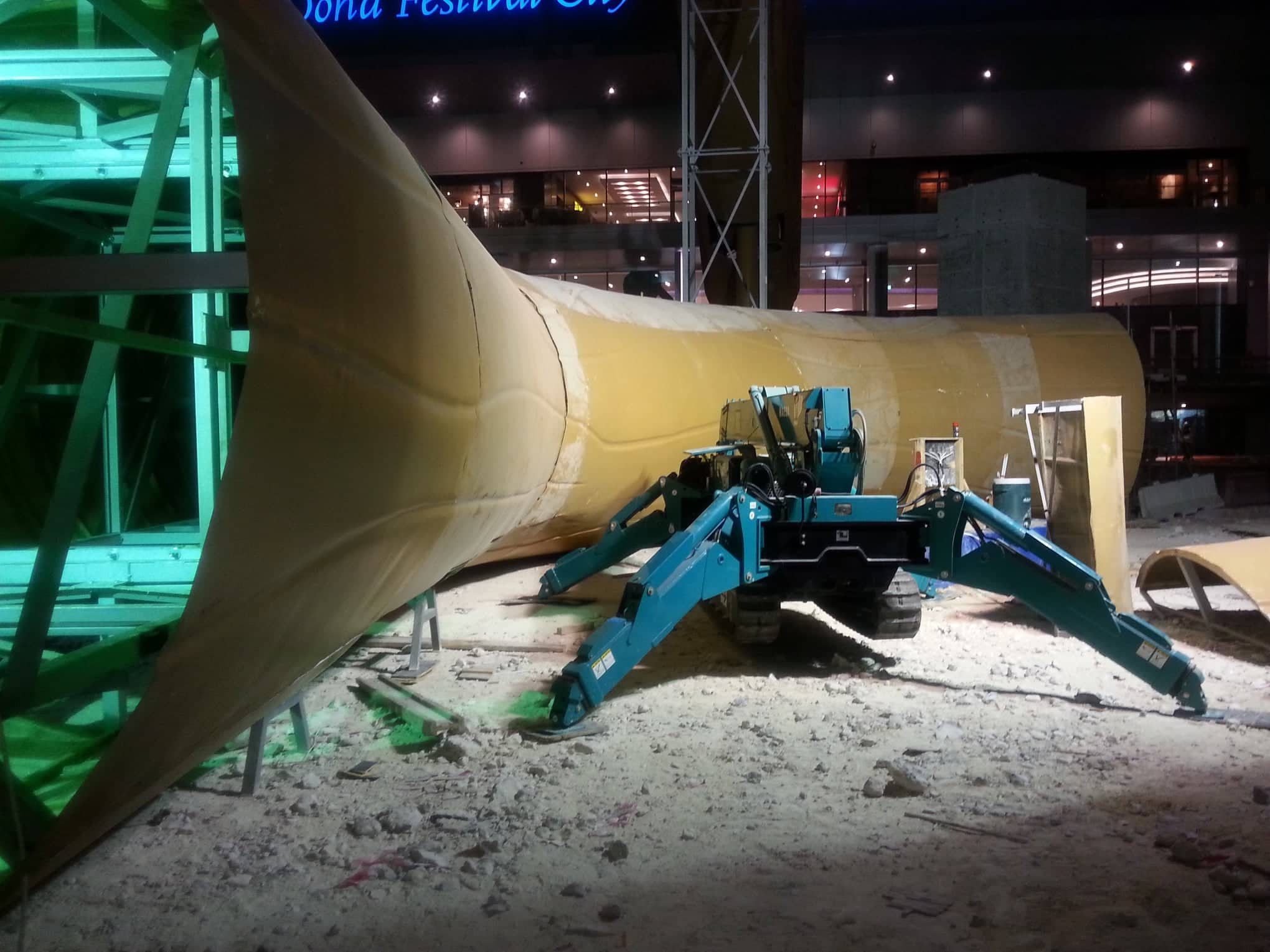 Ferrari Land giant screens